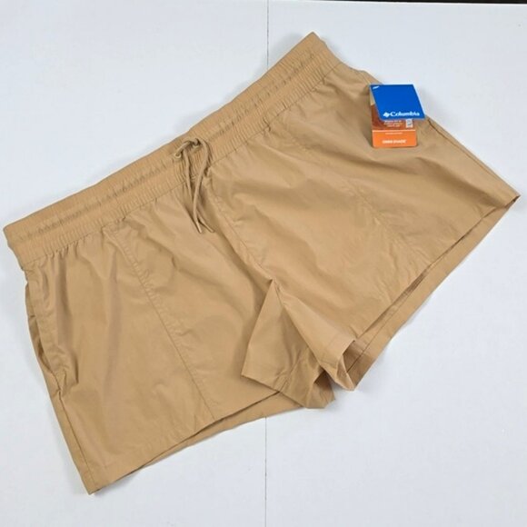 Columbia Women's Boundless Trek Short Regular Fit Sand Tan 3" Inseam Size XXL - Picture 3 of 15